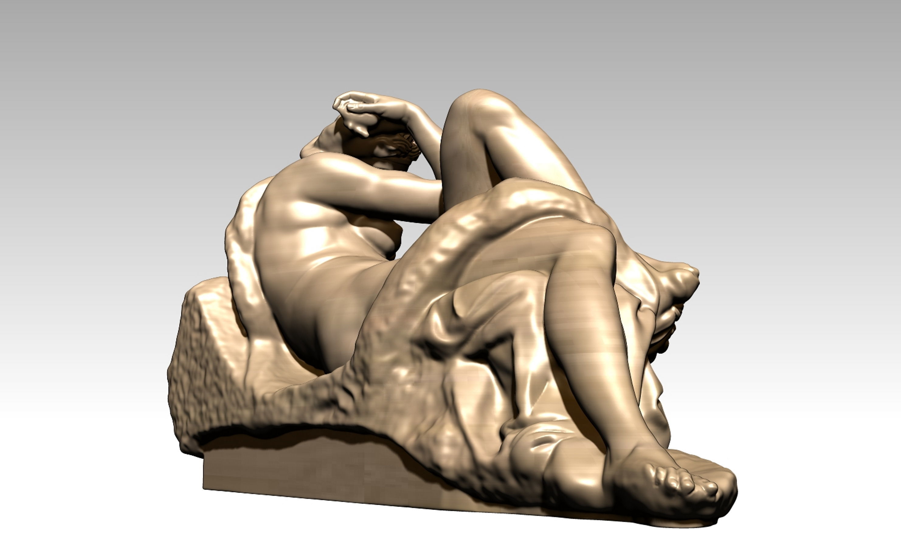 michelangelo night 3D print model_12