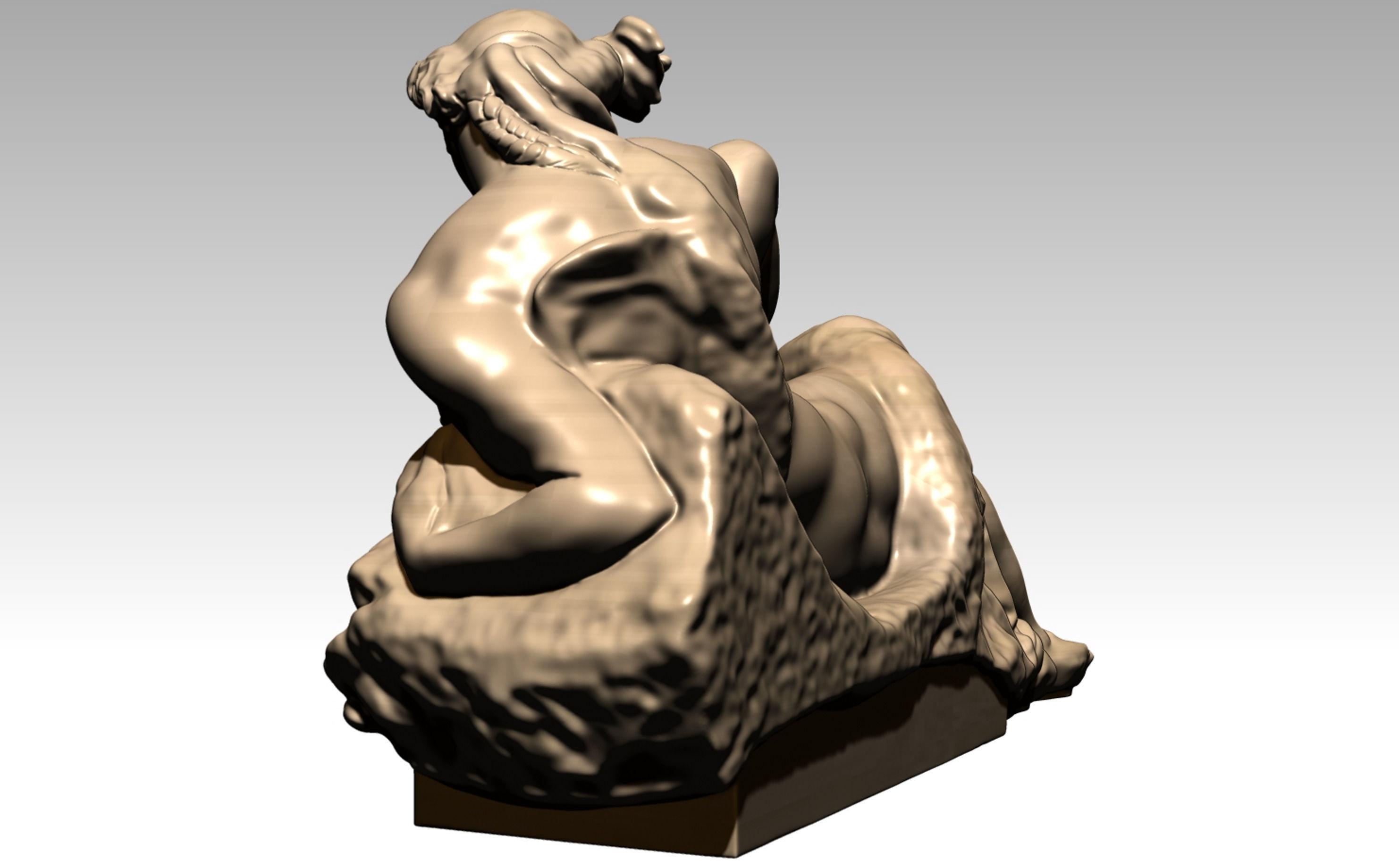 michelangelo night 3D print model_8