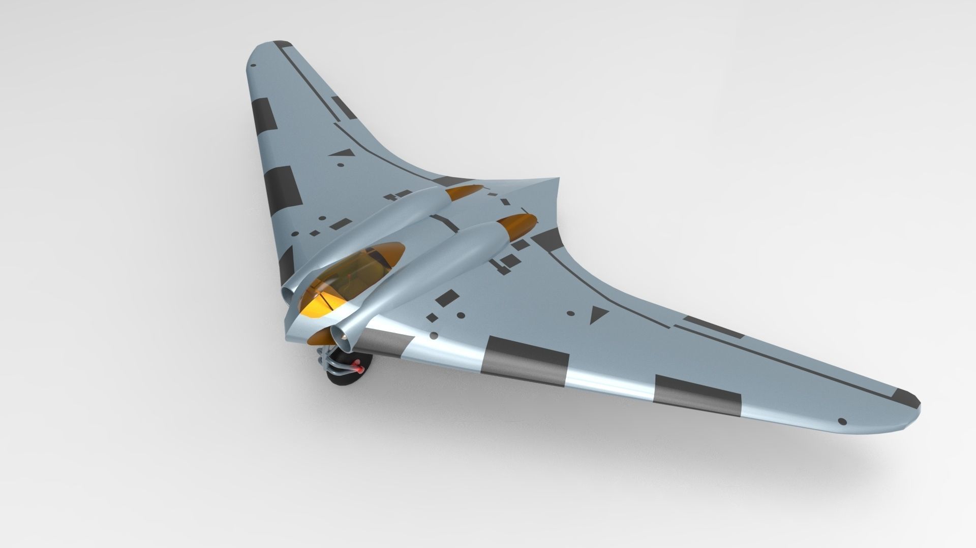 Horten Ho 229 1 3D model_2
