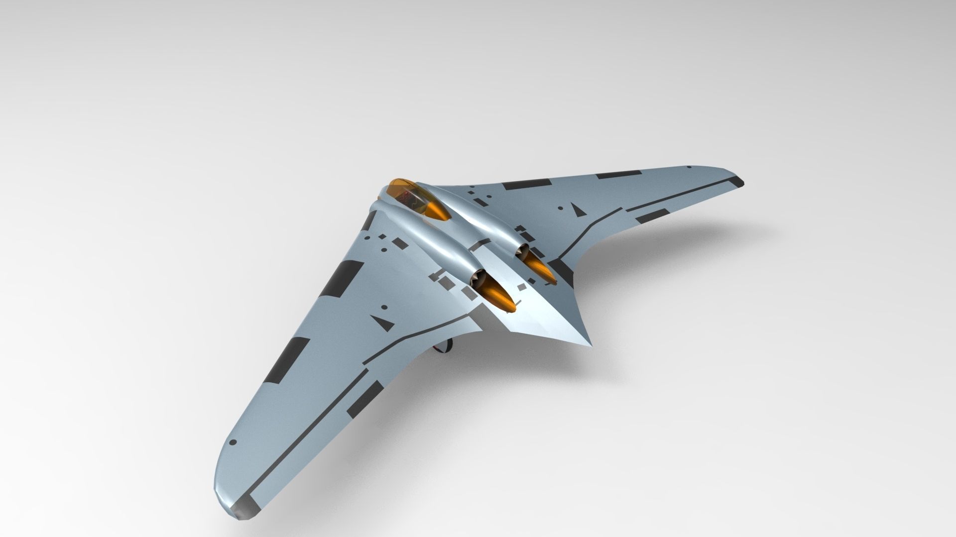 Horten Ho 229 1 3D model_7