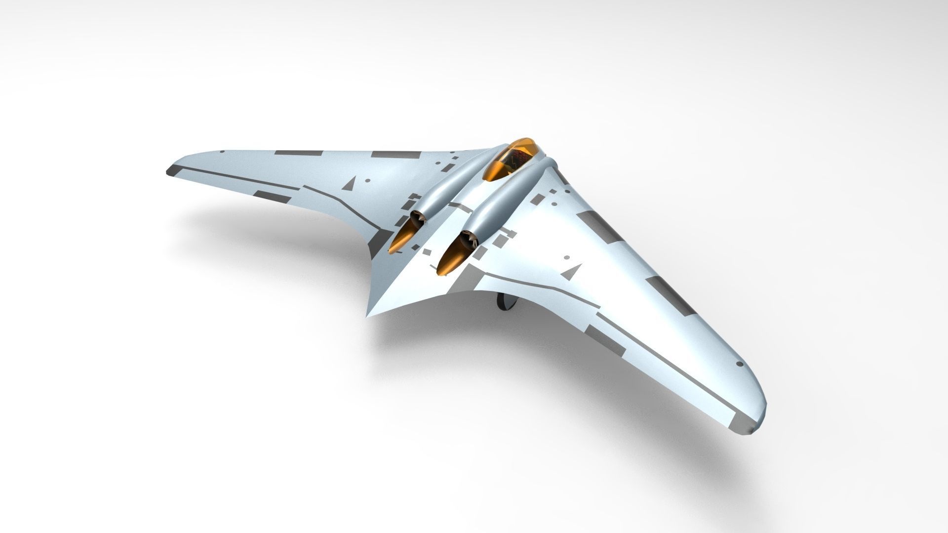 Horten Ho 229 1 3D model_1