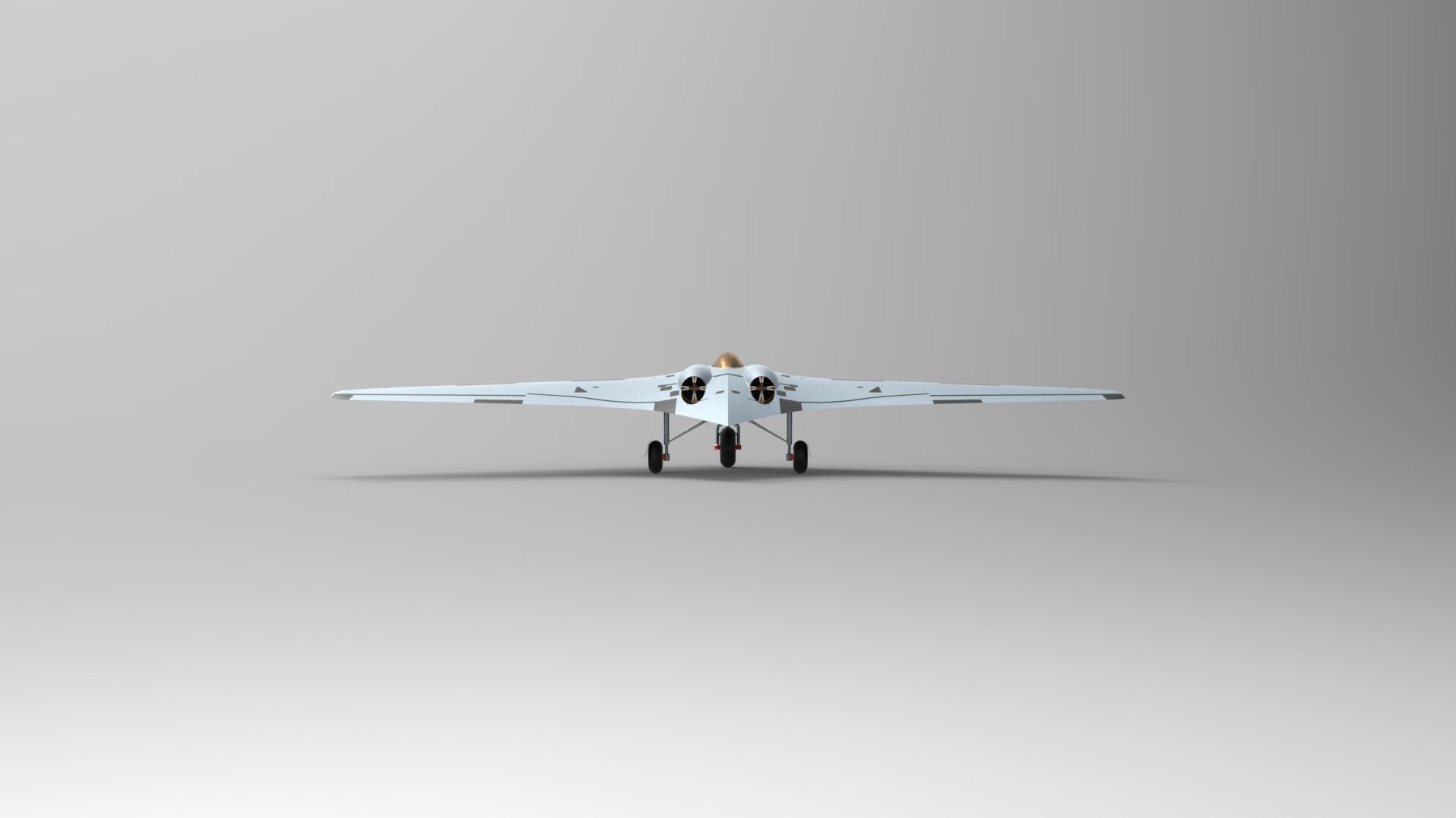 Horten Ho 229 1 3D model_4