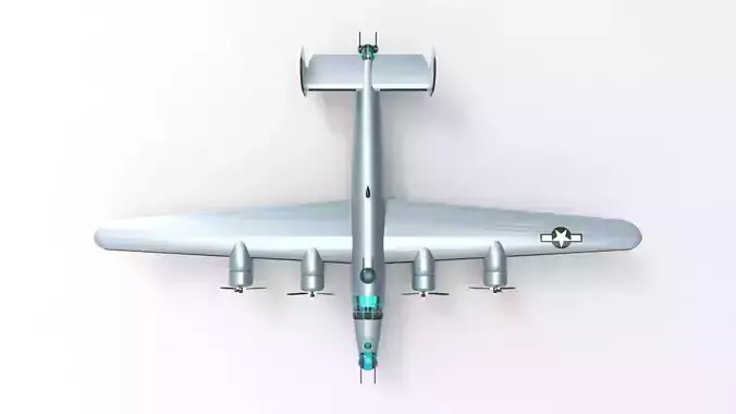 Consolidated B-24 1 3D model