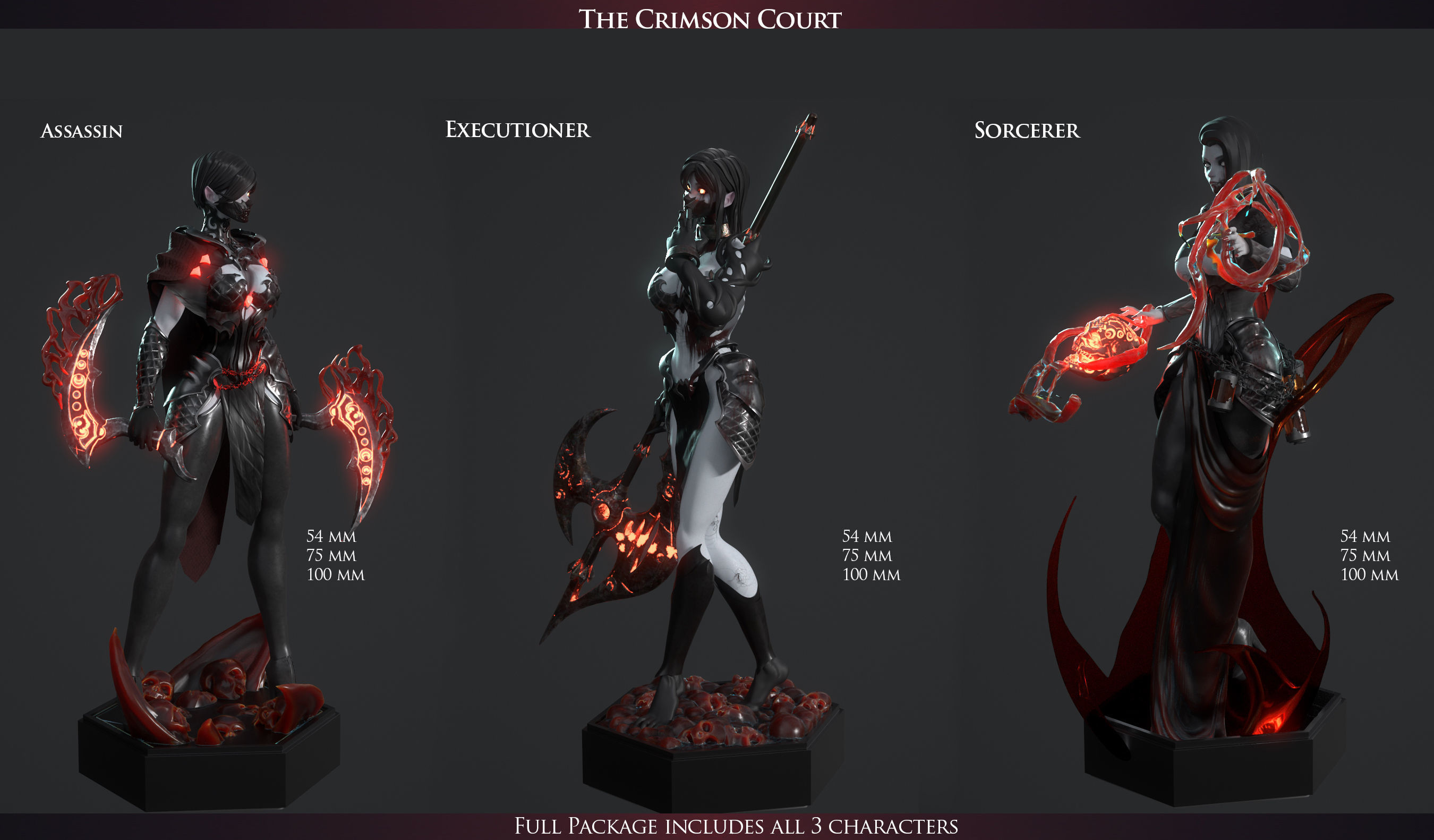 The crimson court Full Package 3D print model_1