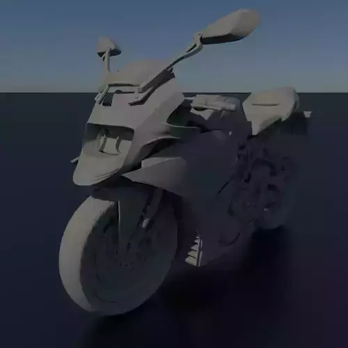 KTM Bike model  Low-poly 3D model
