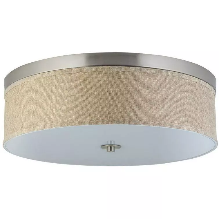 Broyles 3 - Light Simple Drum Flush Mount Free 3D model