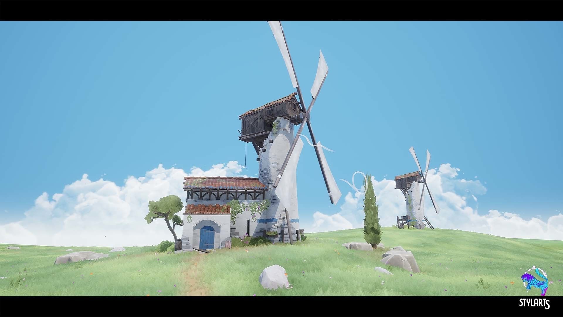 Stylized Fantasy Provencal Low-poly 3D model_15