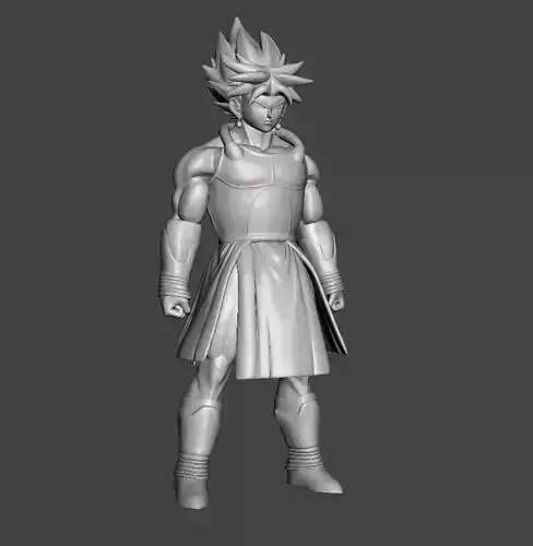Vegeks 3D Model dragon ball character