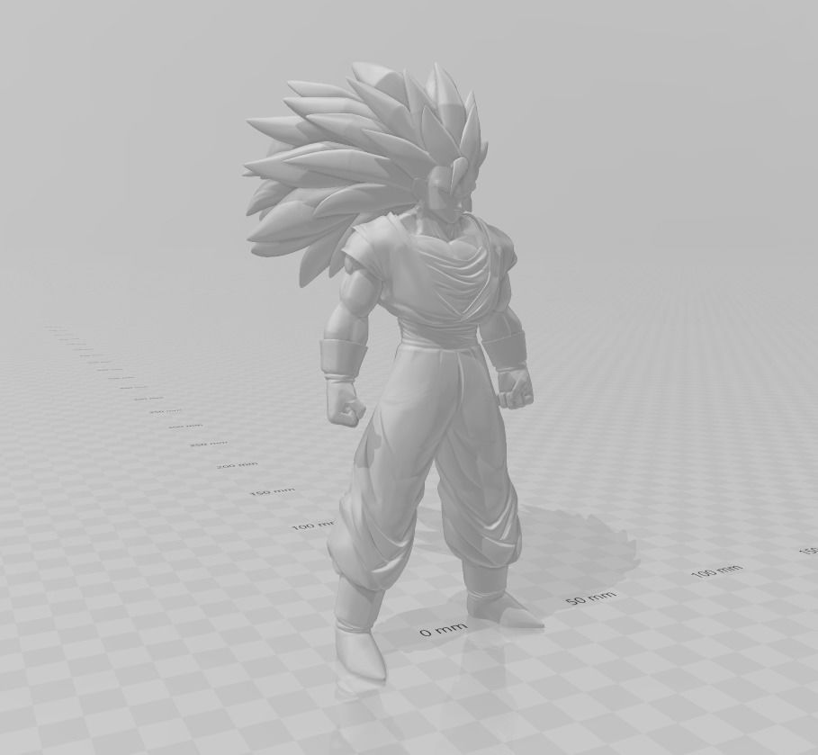 Vegito SSJ3 3D Model 3D print model_1