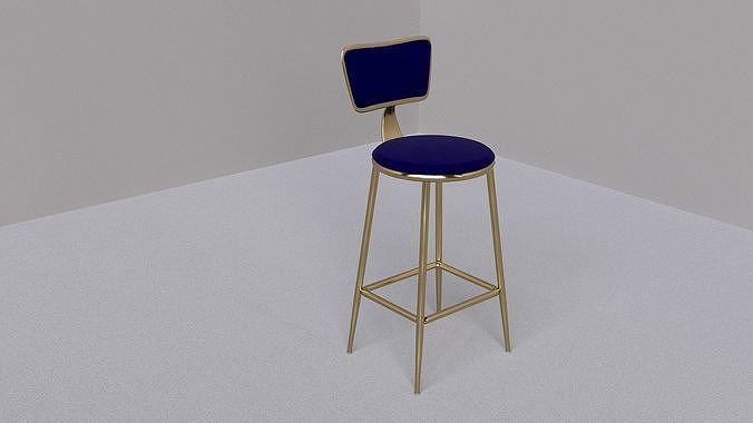 Ber Ba Chair 2021 3d model  for bar counter  3D model