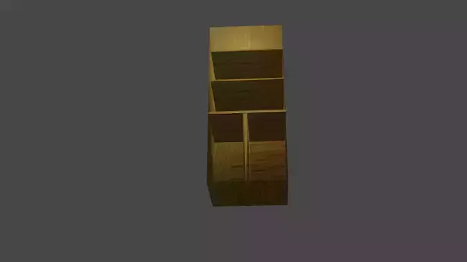 3D Almirah Models 3D model