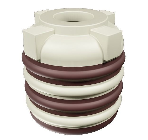 Spectacular Water Tank Low-poly 3D model_2