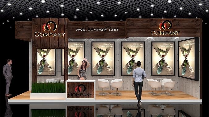Exhibition Stall Design 24 Sqmt 3D print model