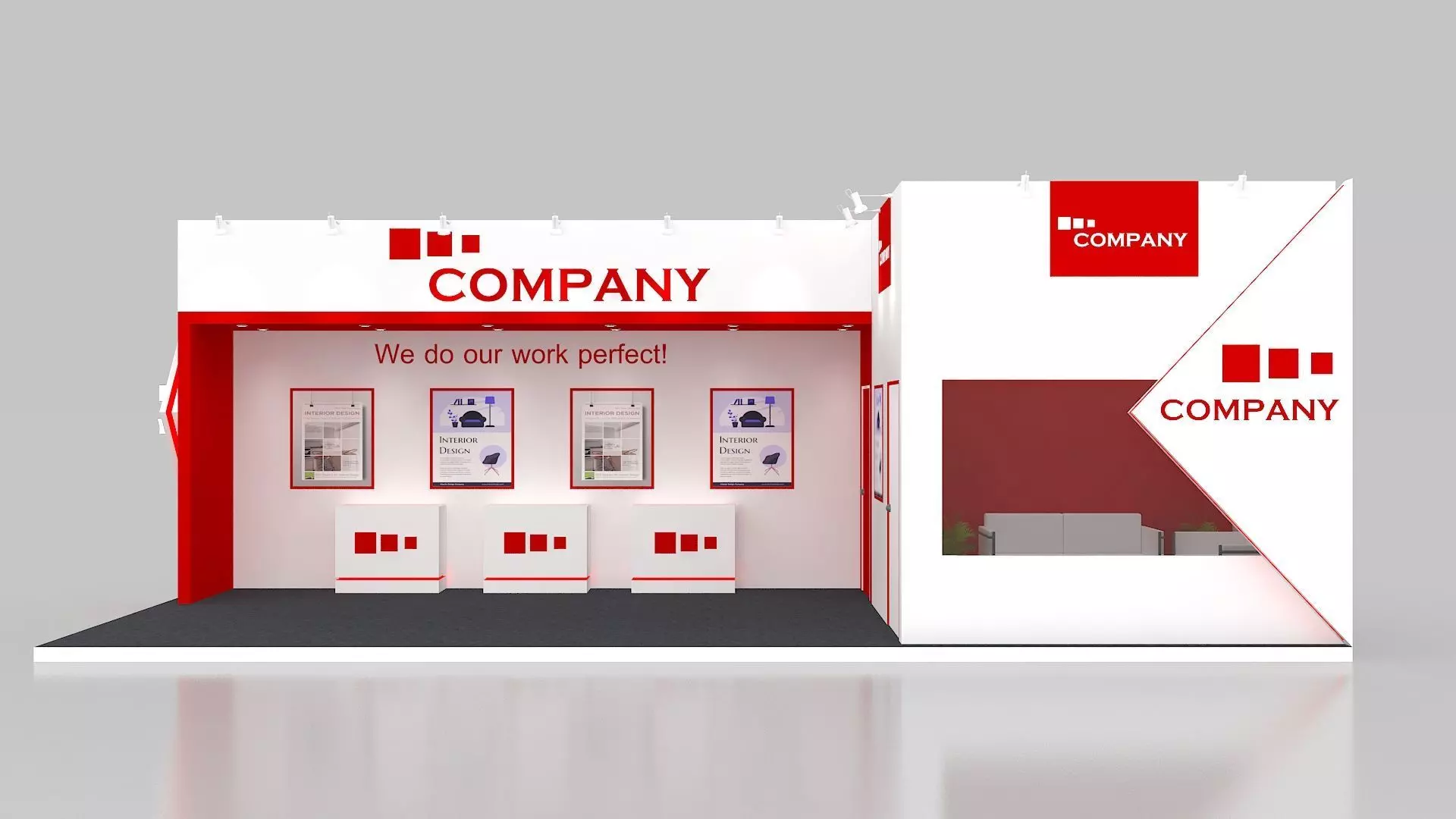 Exhibition Stall Design 36Sqmt 3D print model_0