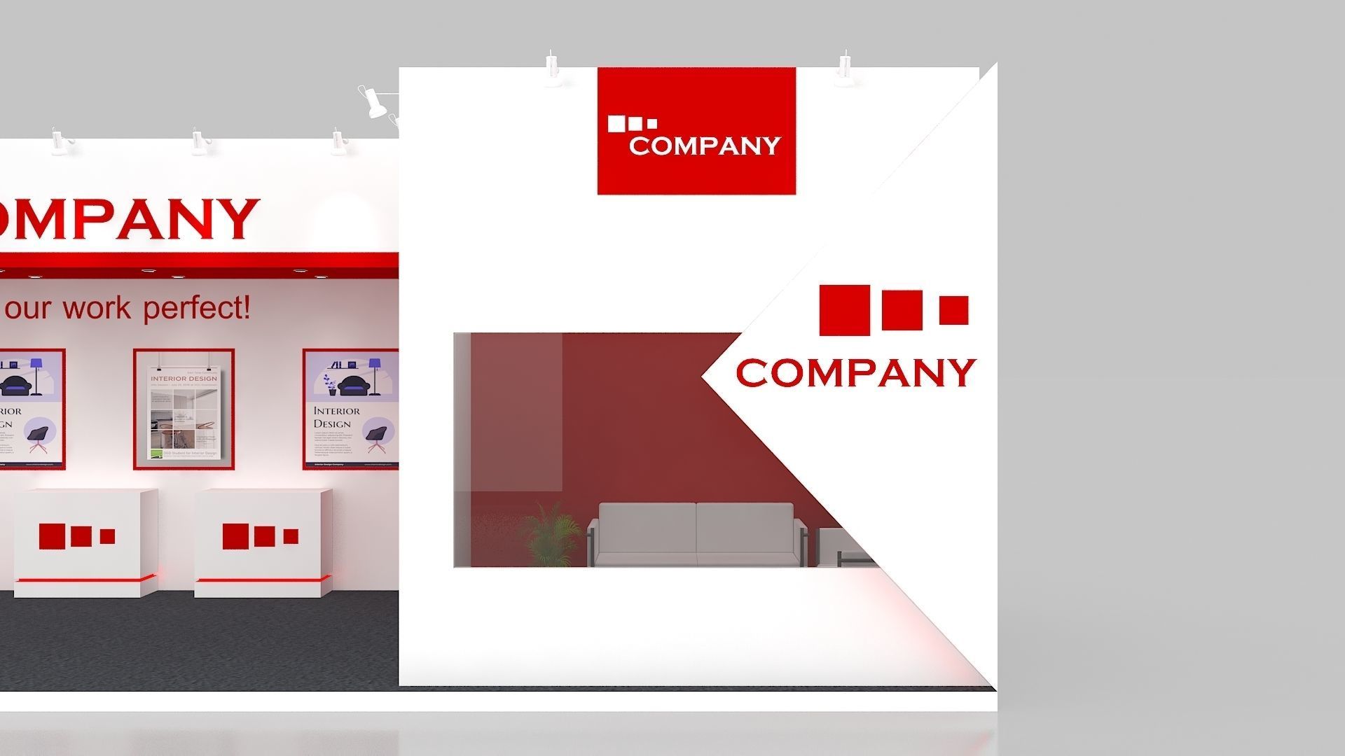 Exhibition Stall Design 36Sqmt 3D print model_4