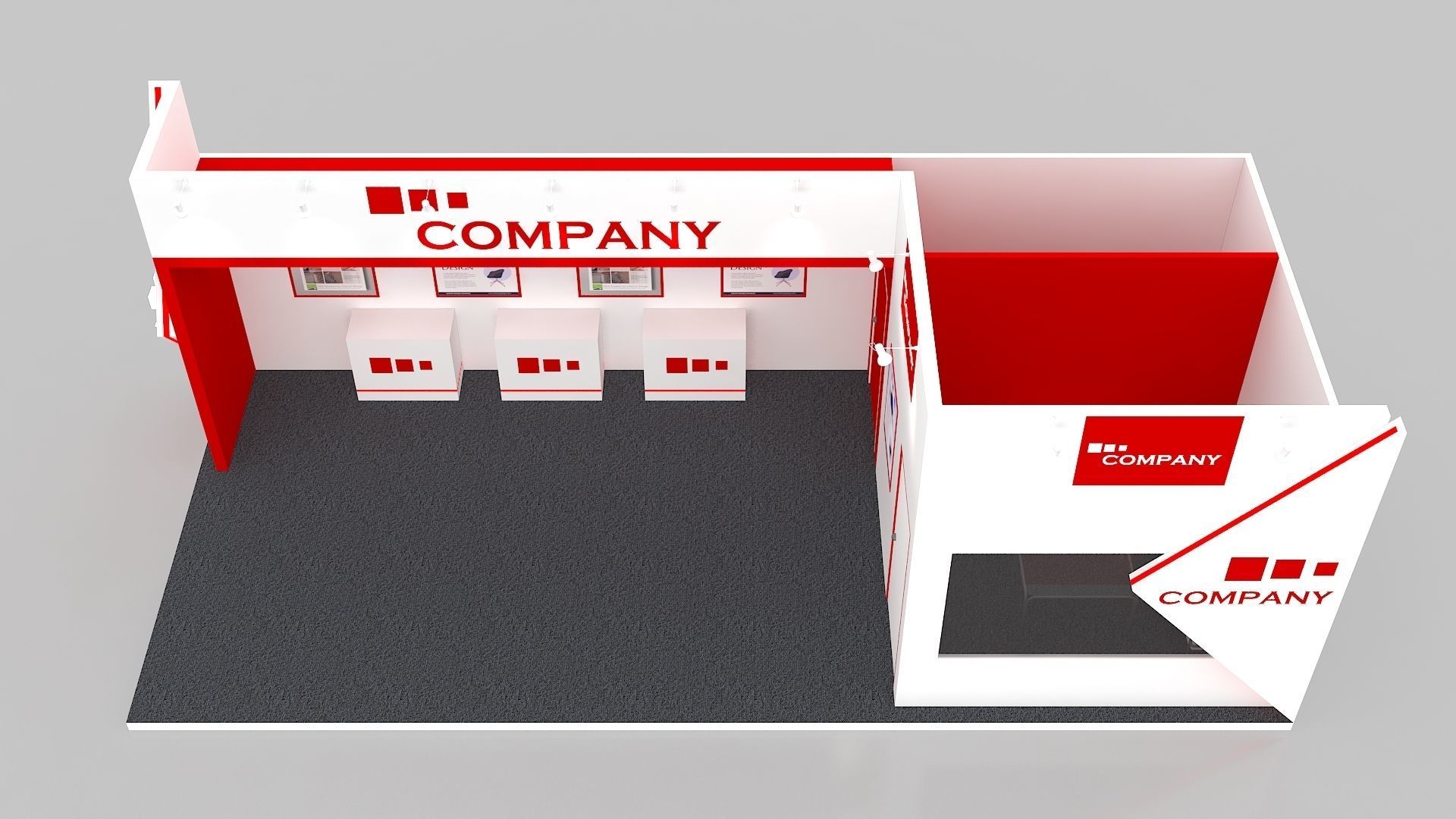 Exhibition Stall Design 36Sqmt 3D print model_3