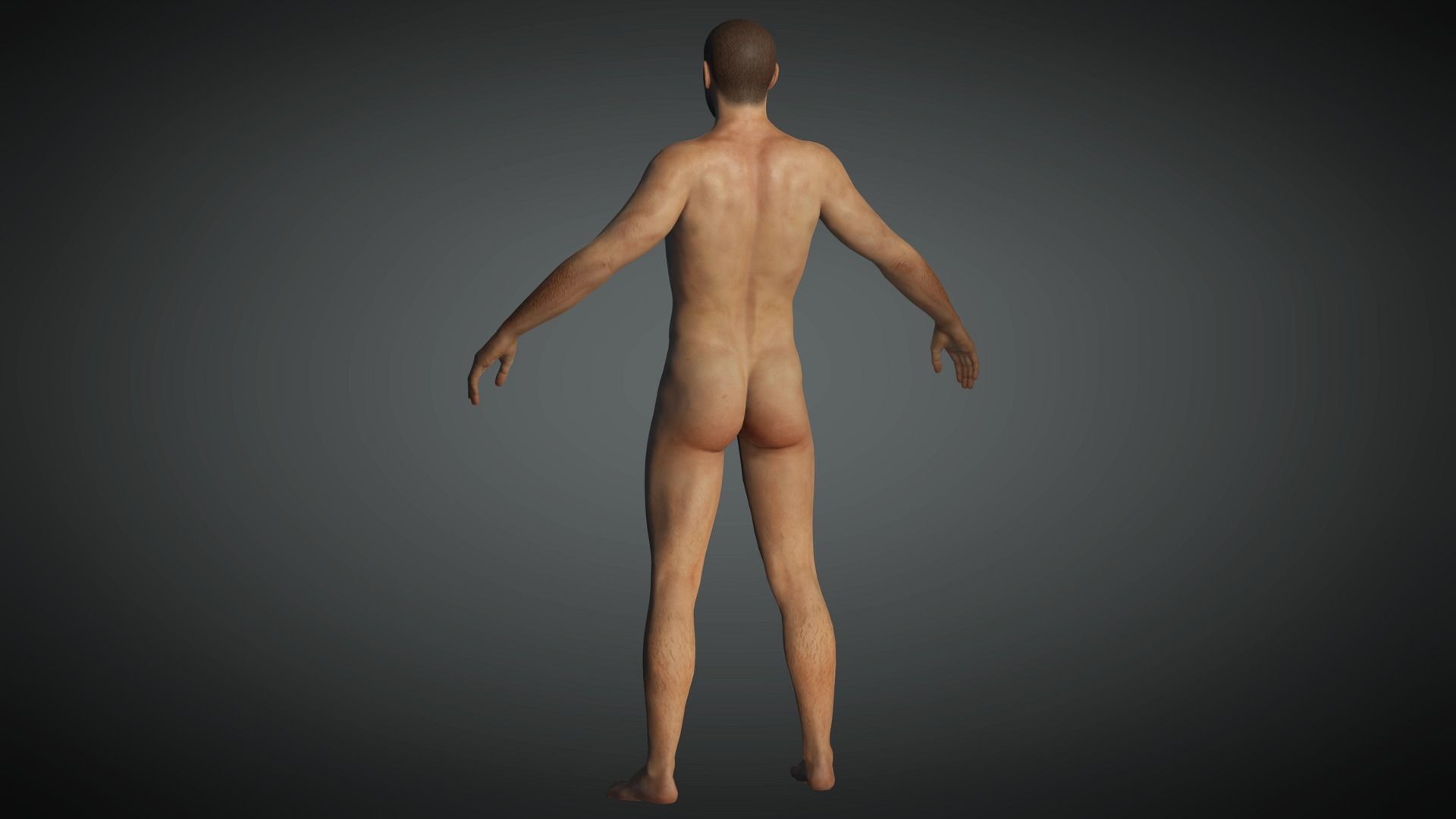 AAA Apocalypse Male Character 11 Low-poly 3D model_18