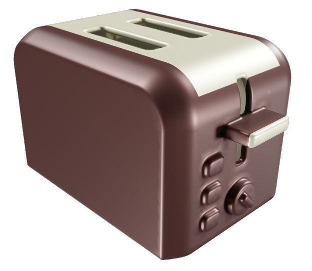 Spectacular Toaster Low-poly 3D model_2