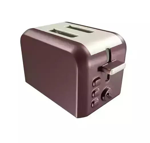 Spectacular Toaster Low-poly 3D model