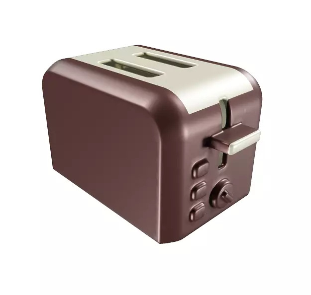 Spectacular Toaster Low-poly 3D model_0