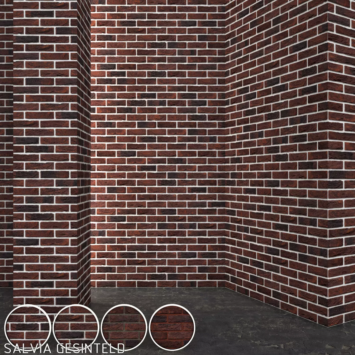 Vandersanden Brick Salvia Gesinteld Texture_0