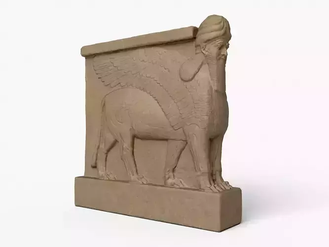 Human-headed winged lion