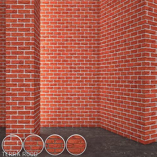 Vandersanden Brick Terra Rood Texture