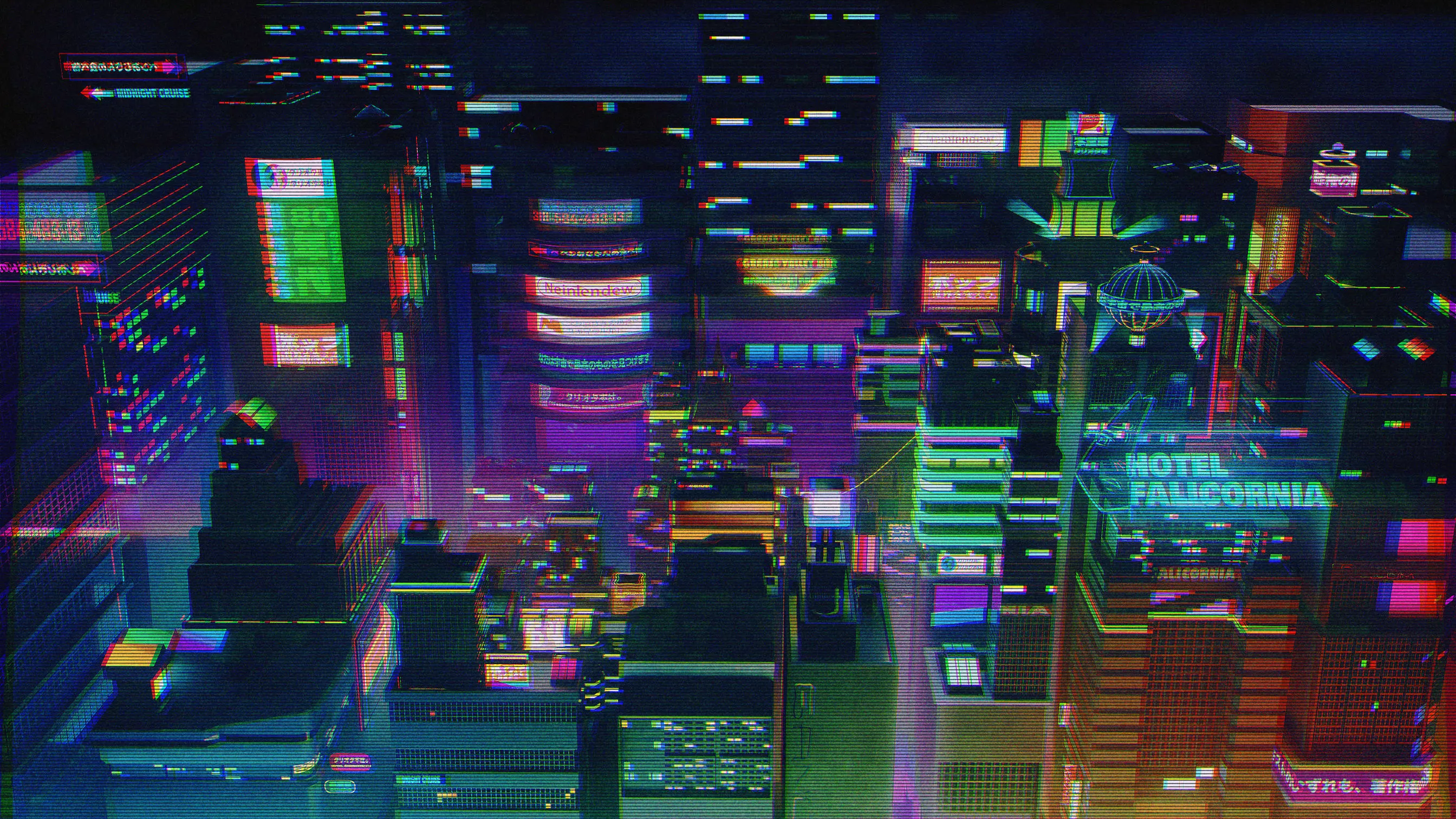 Stylized City Sky View - Low poly modular city Low-poly 3D model_0