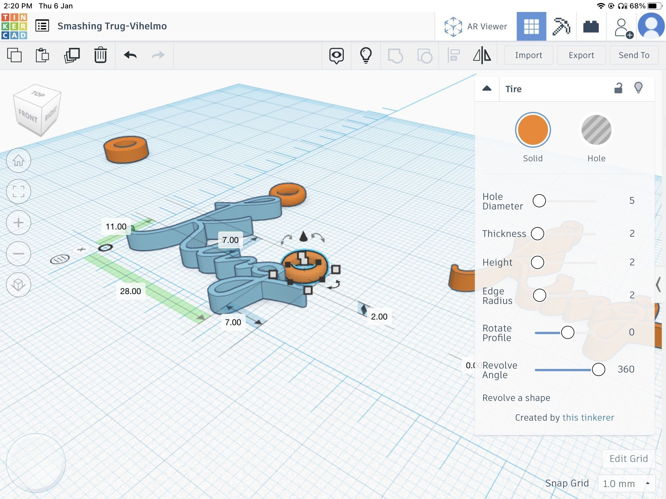 King pendant stl file 3D print model_13