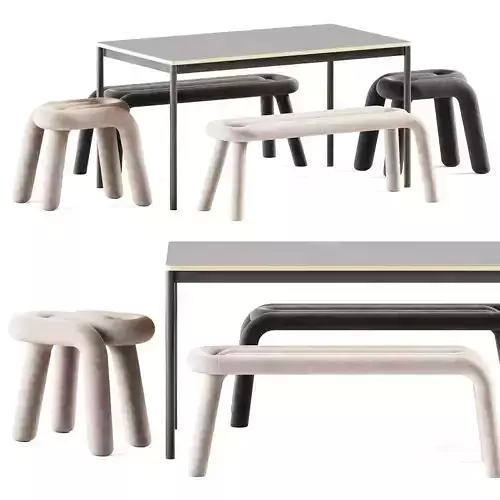 Base Table by Muuto and Bold Set by Moustache