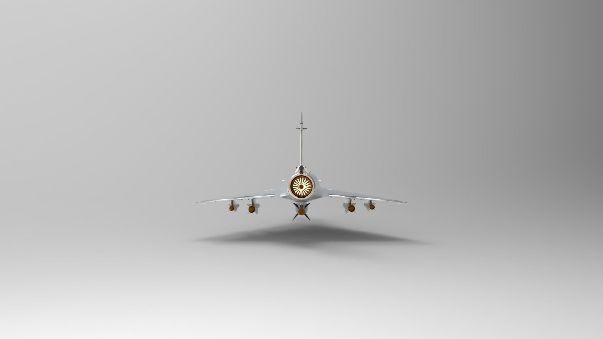 dessault mirage 2000 1 3D model_2