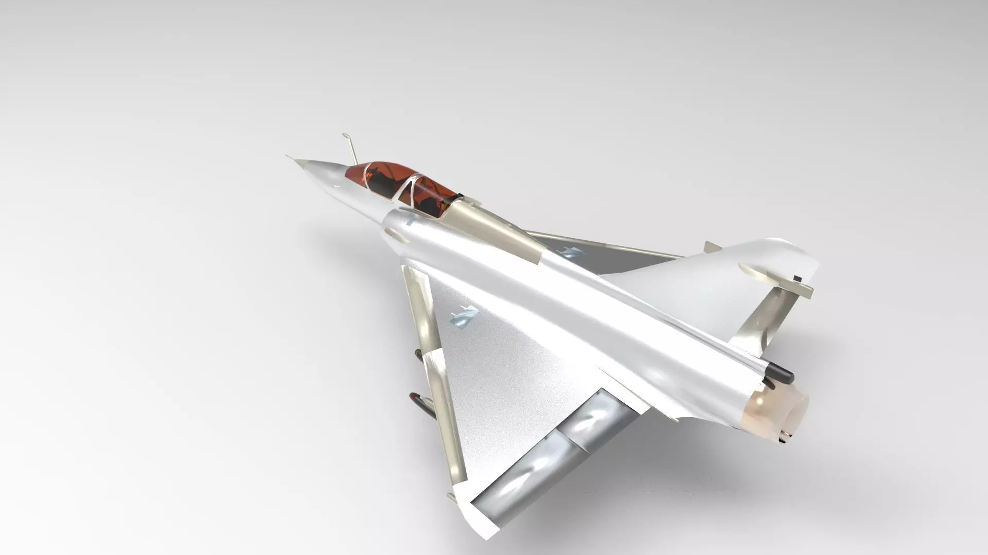 dessault mirage 2000 1 3D model_0