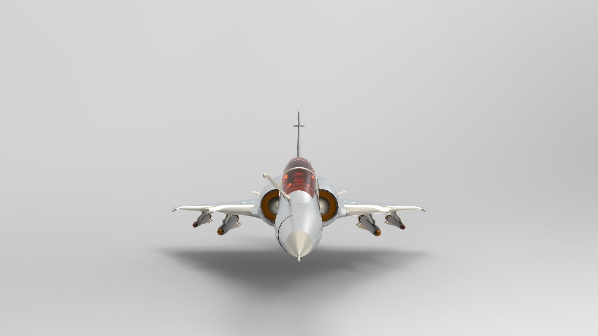 dessault mirage 2000 1 3D model_3