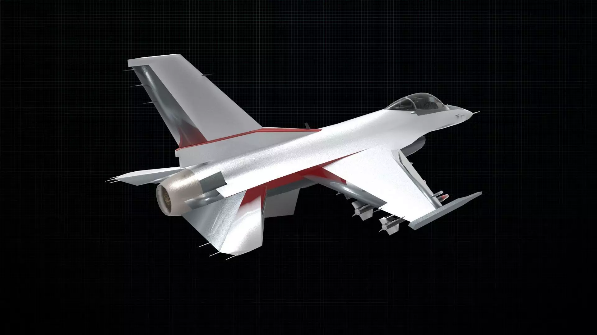 Mitsubishi F-2 1 3D model