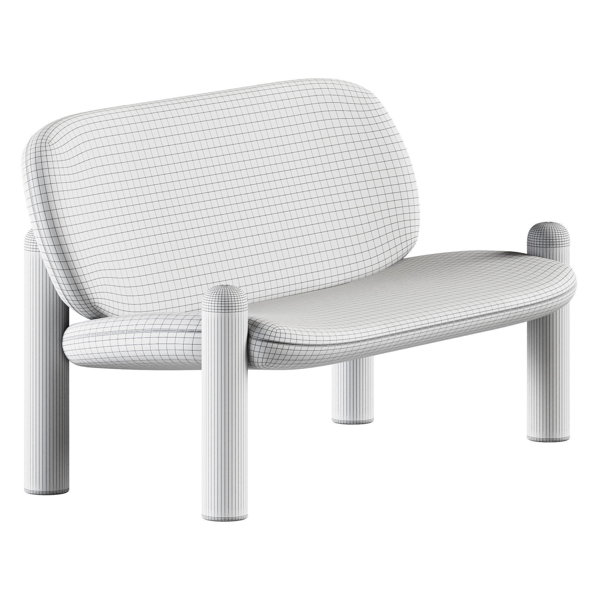 Sofa Tottori Driade 3D model_3
