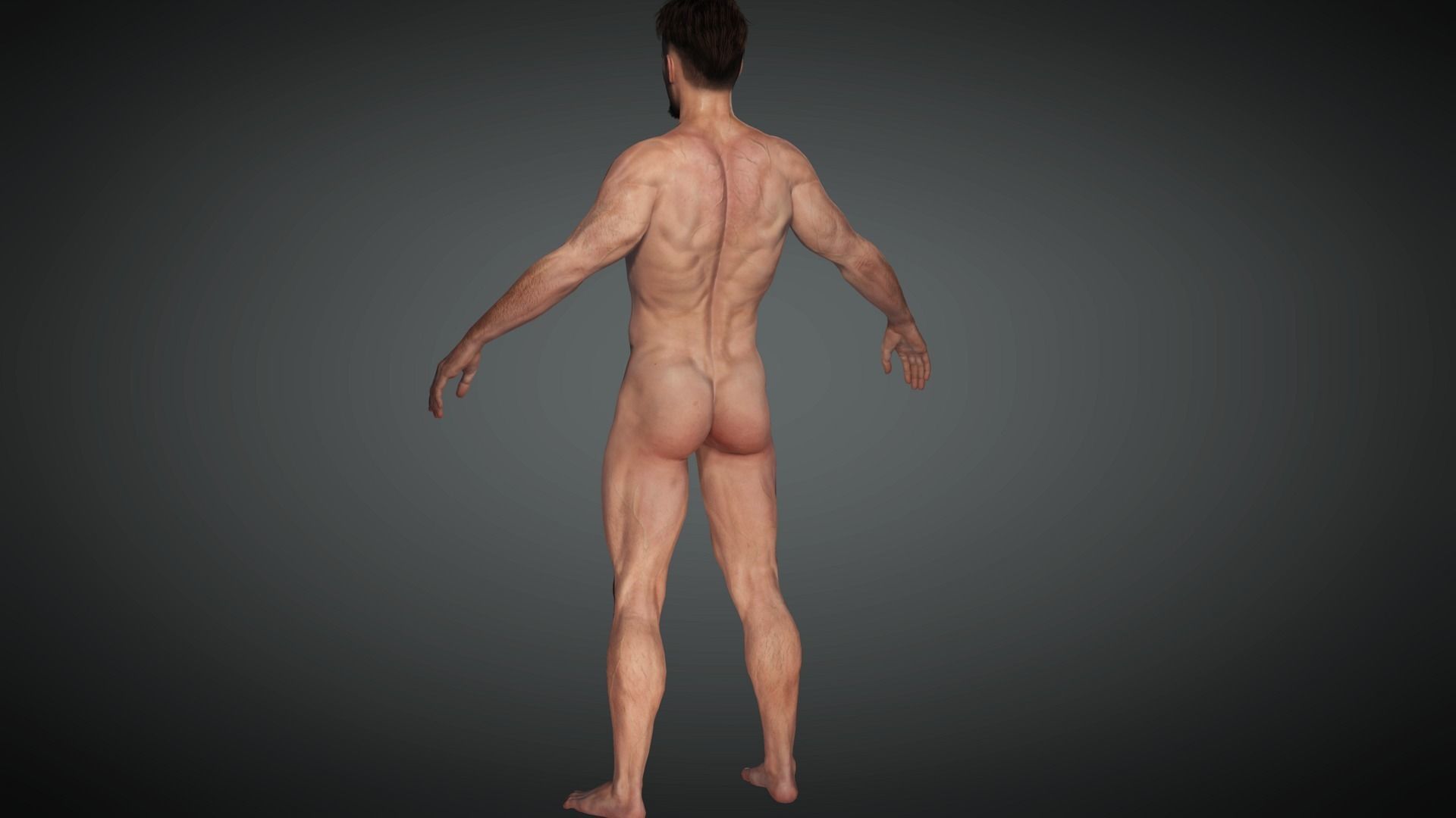 AAA Military Male Character 03 Low-poly 3D model_14