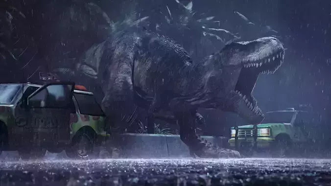Tyrannosaurus Rex Blender Rigged t-rex 3D model