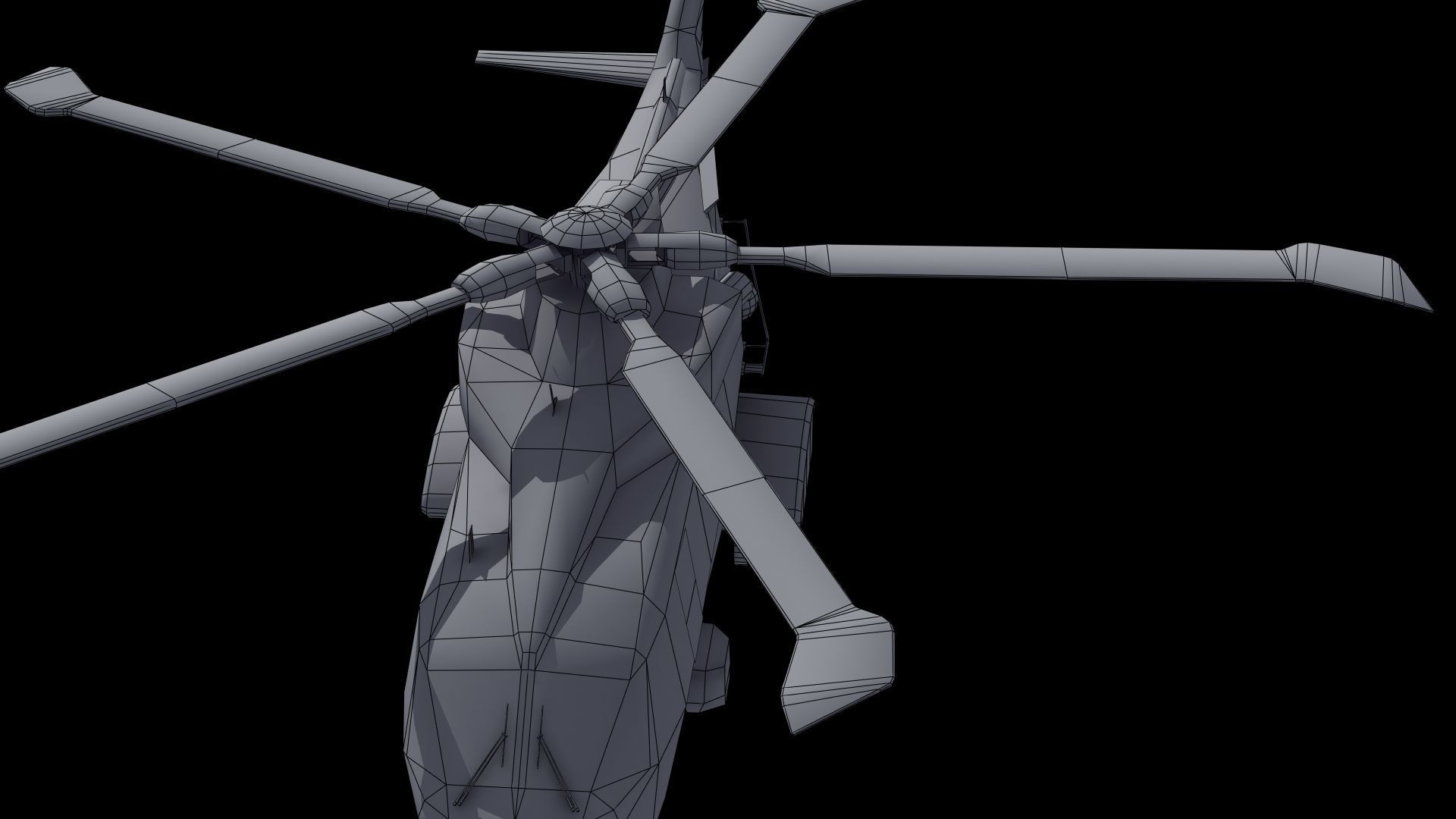 AW101 Merlin Rescue LD1 Low-poly 3D model_41