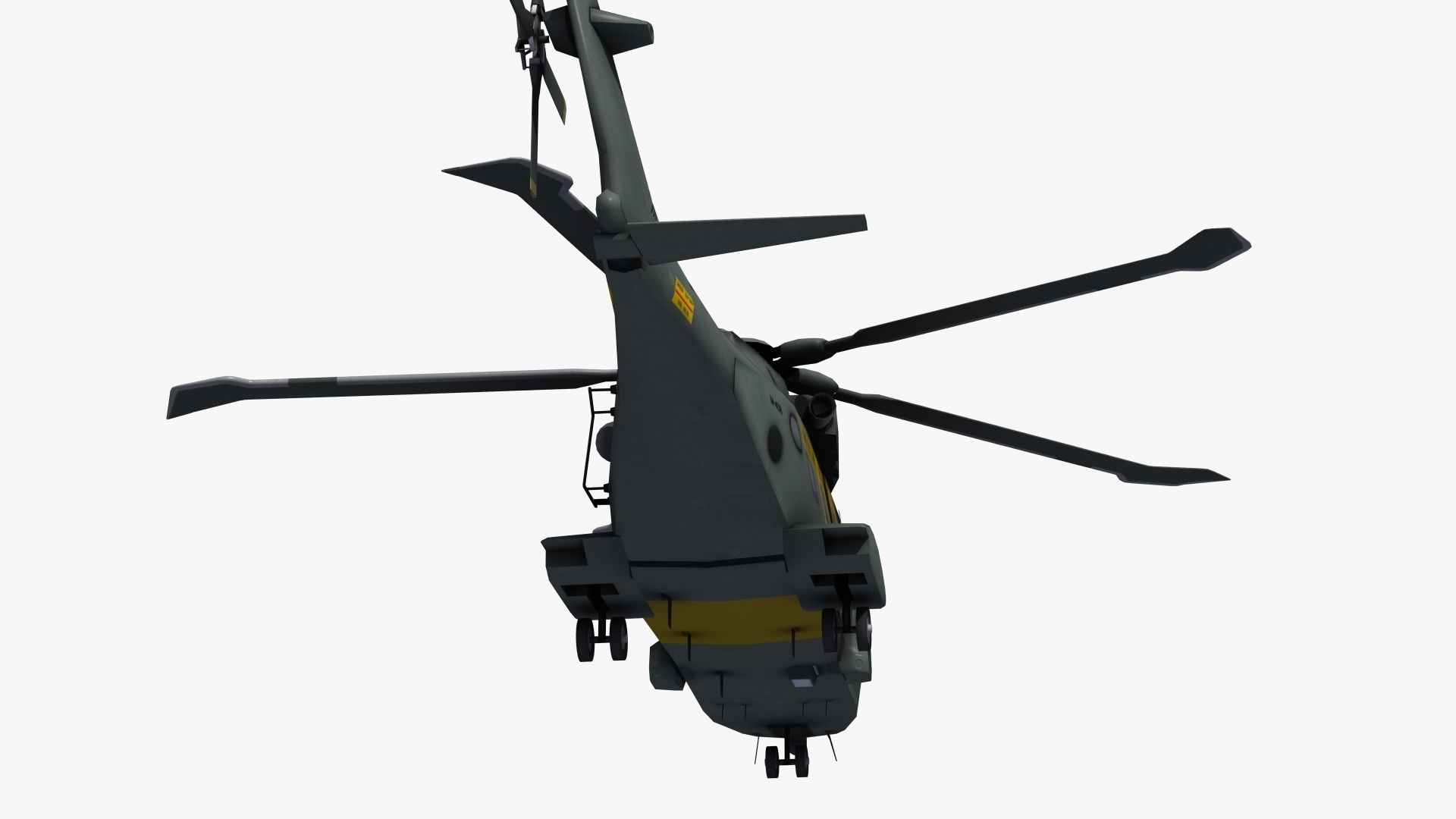 AW101 Merlin Rescue LD1 Low-poly 3D model_25