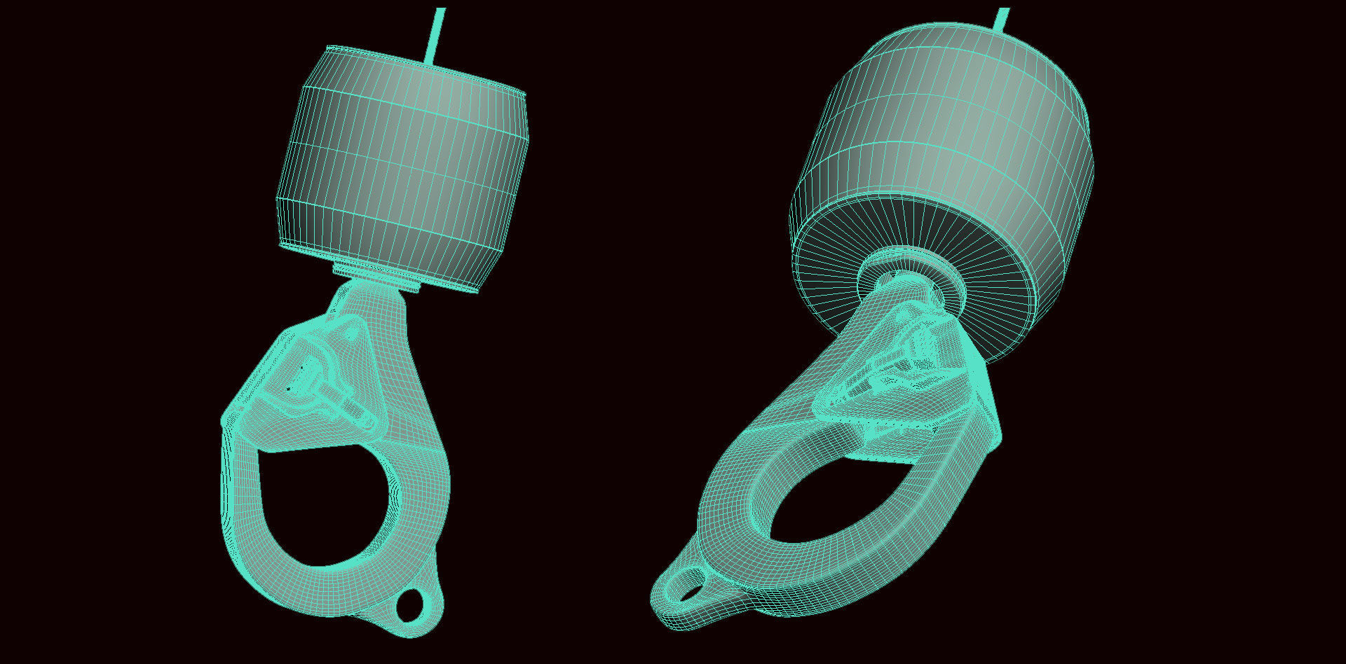Hook for Hoist for Helicopter 3D print model_11