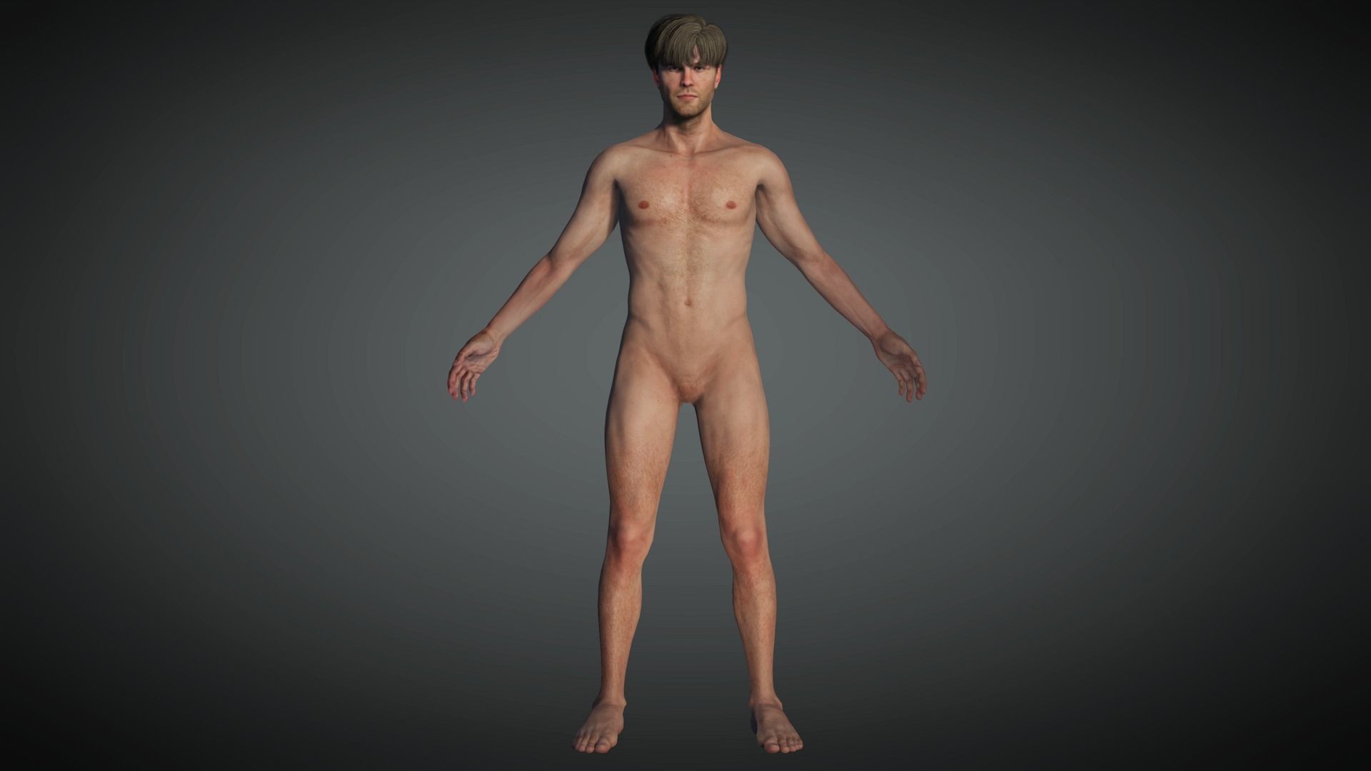 AAA Military Male Character 04 Low-poly 3D model_5