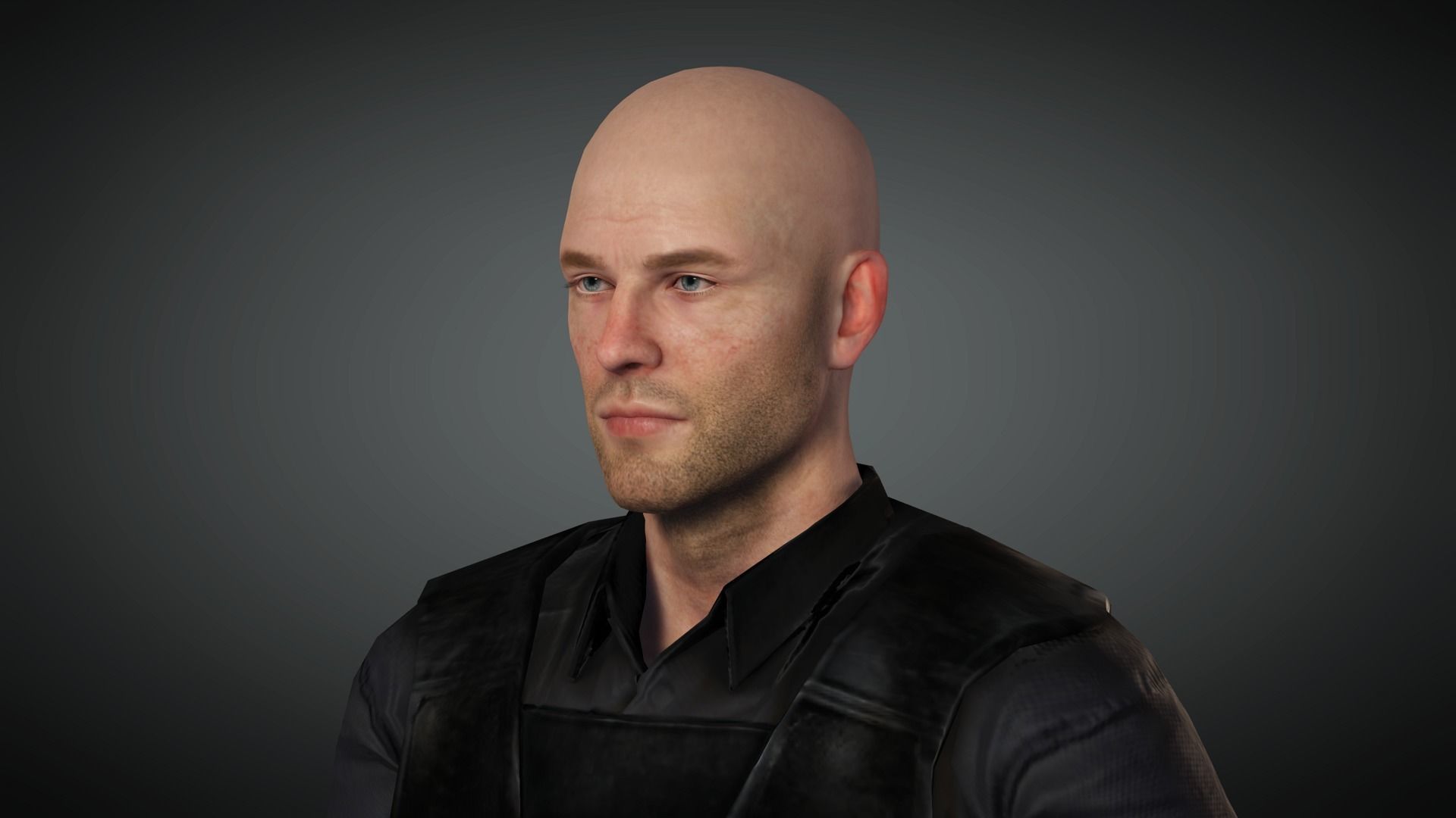 AAA Military Male Character 04 Low-poly 3D model_18