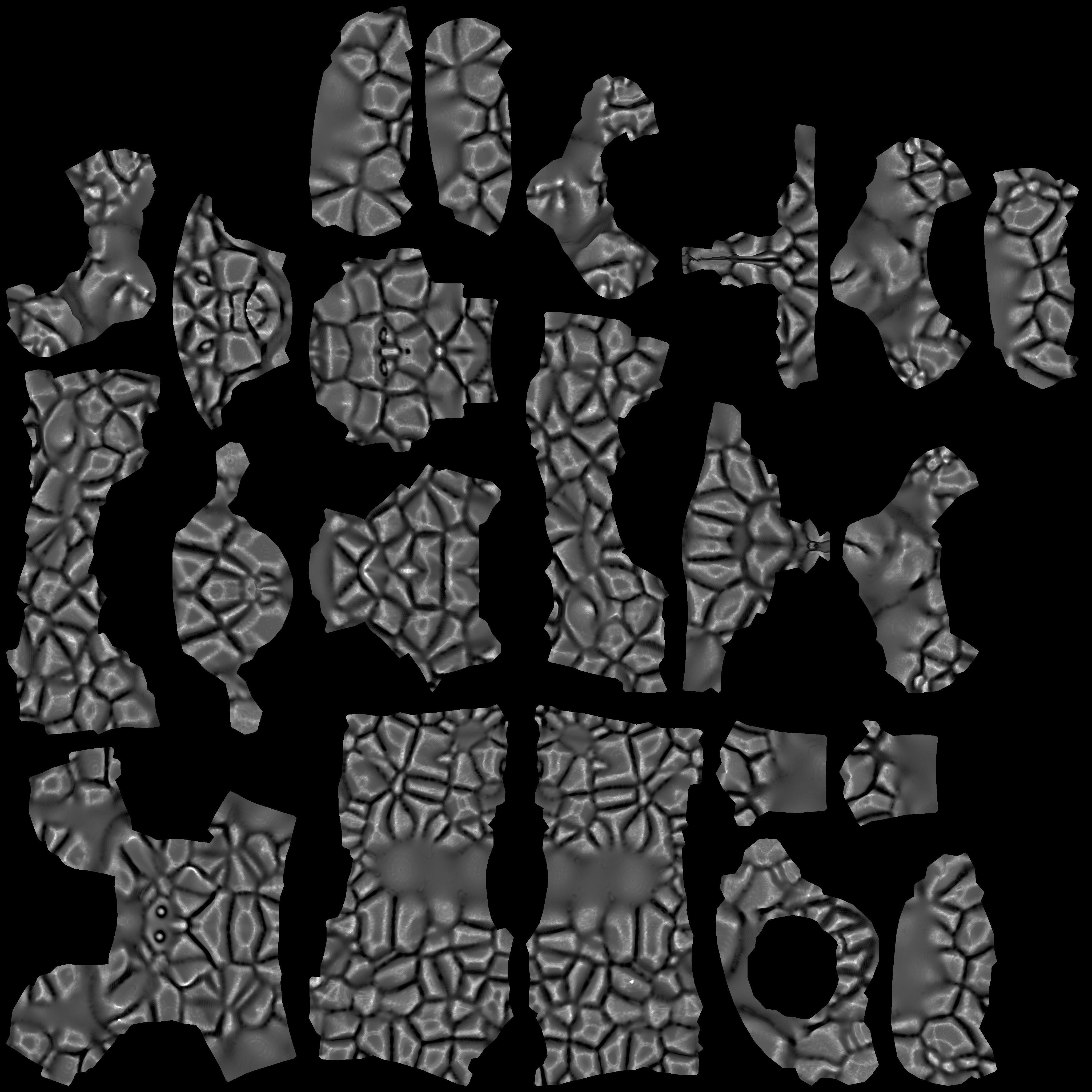 low-poly character model monster golem strongholds for games Low-poly 3D model_13