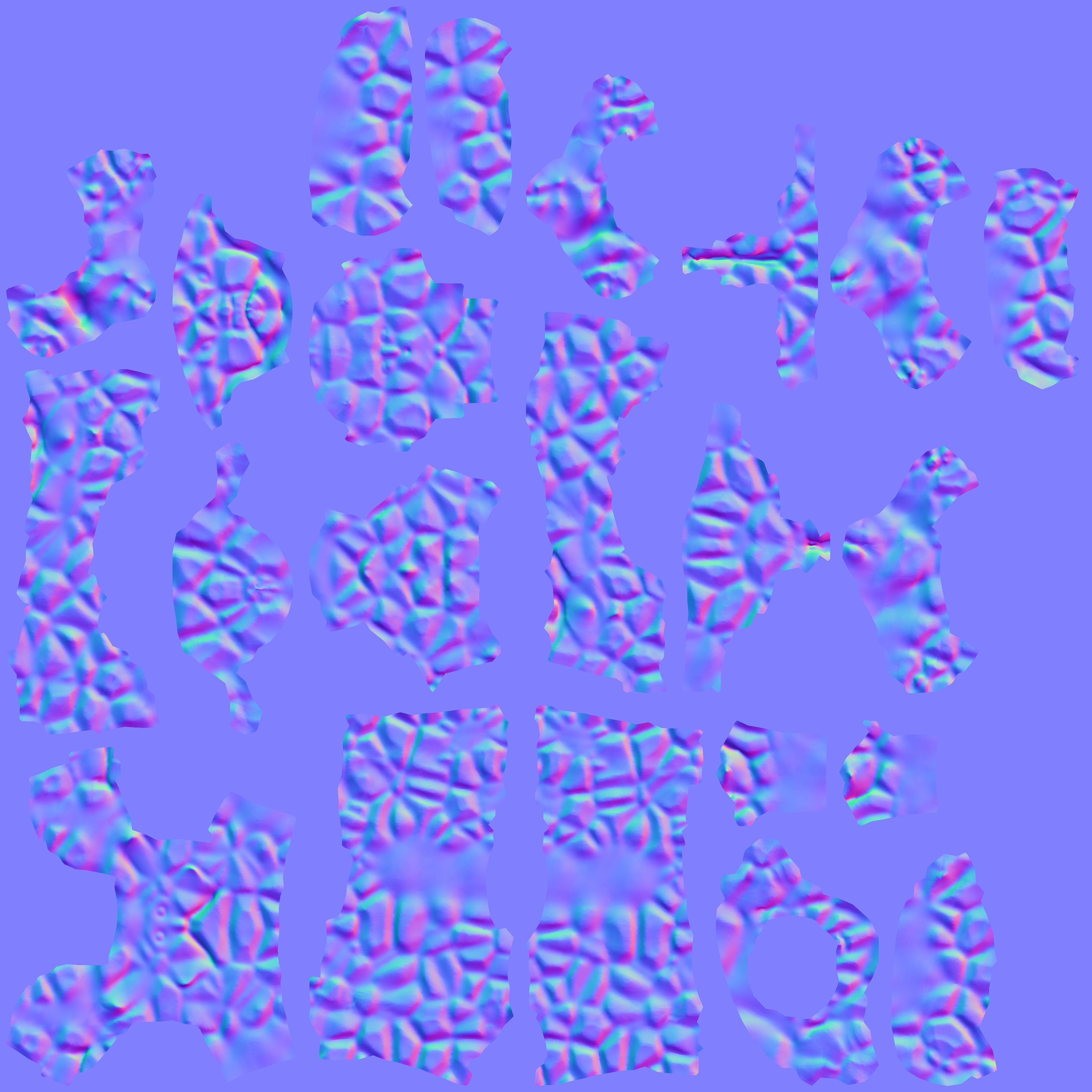 low-poly character model monster golem strongholds for games Low-poly 3D model_15