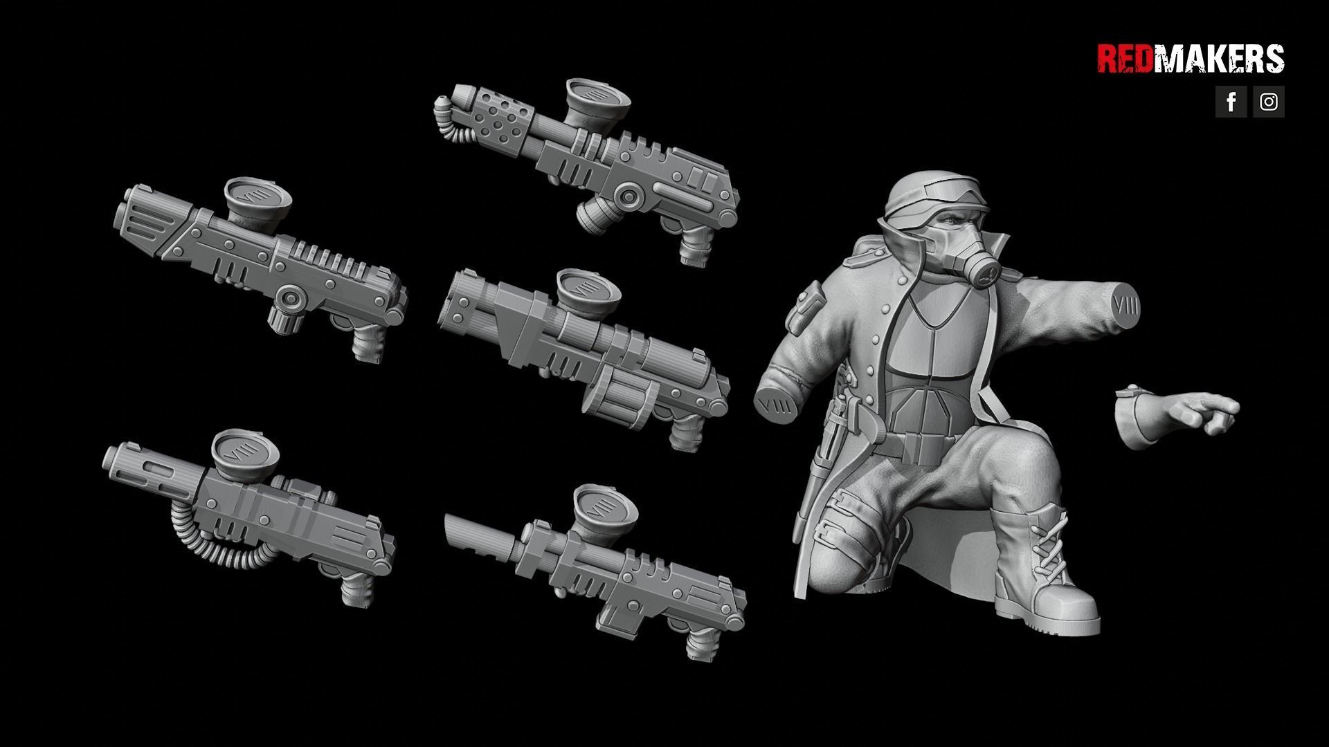 Steel Guard - Squad of the Imperial Force 3D print model_58