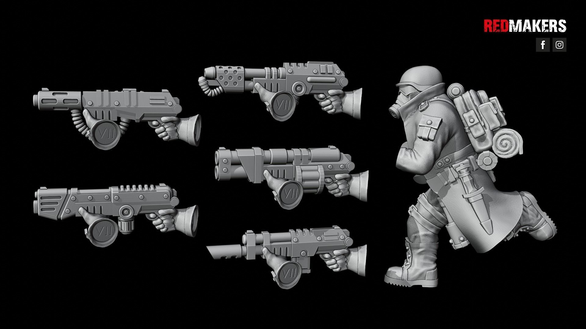 Steel Guard - Squad of the Imperial Force 3D print model_55