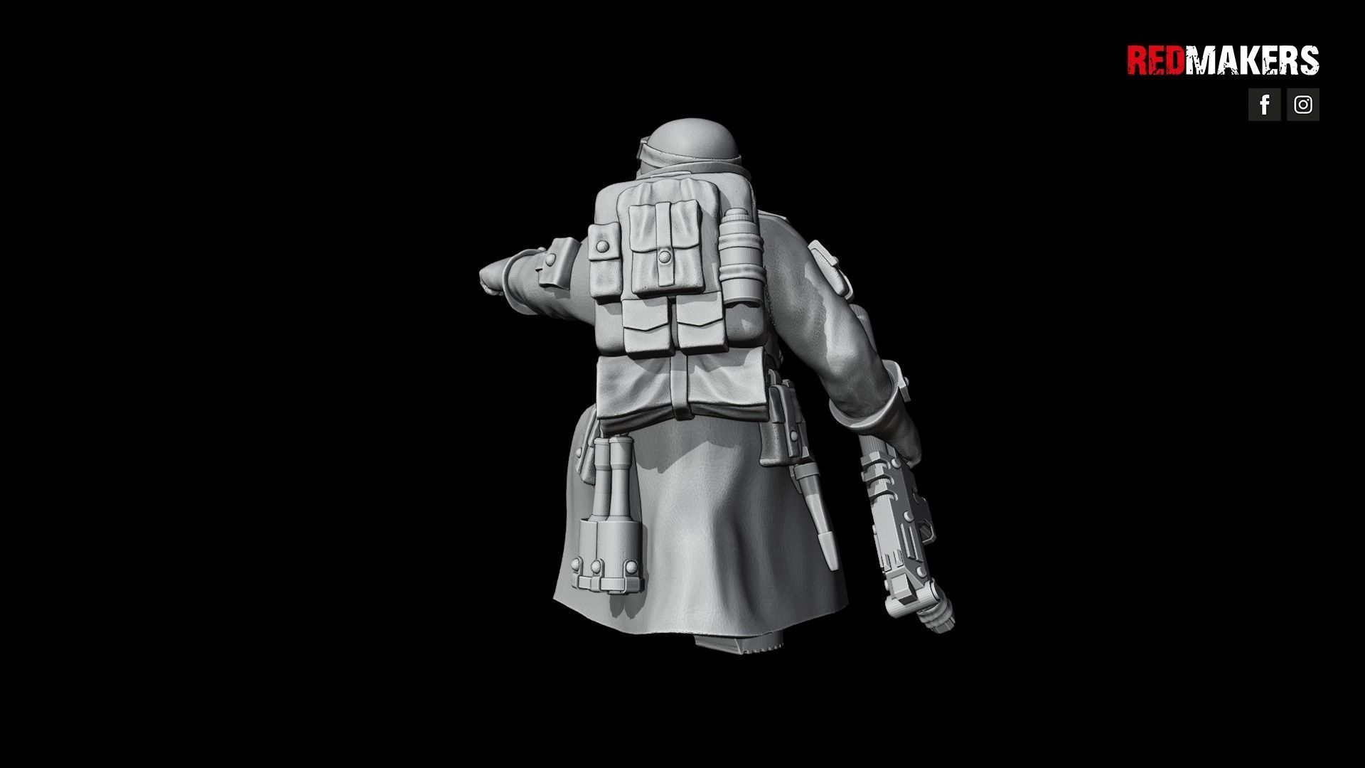 Steel Guard - Squad of the Imperial Force 3D print model_57