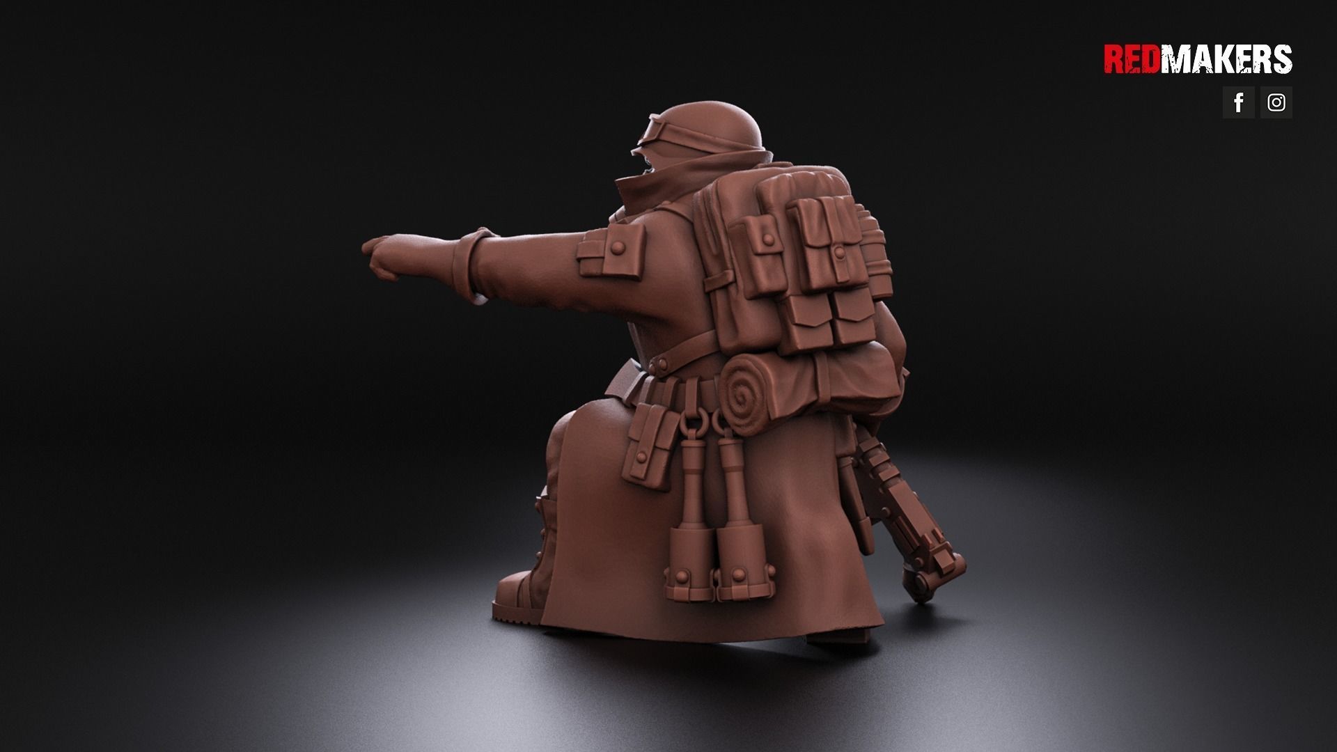 Steel Guard - Squad of the Imperial Force 3D print model_27