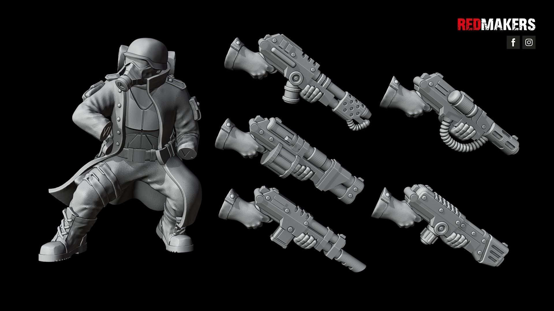 Steel Guard - Squad of the Imperial Force 3D print model_52