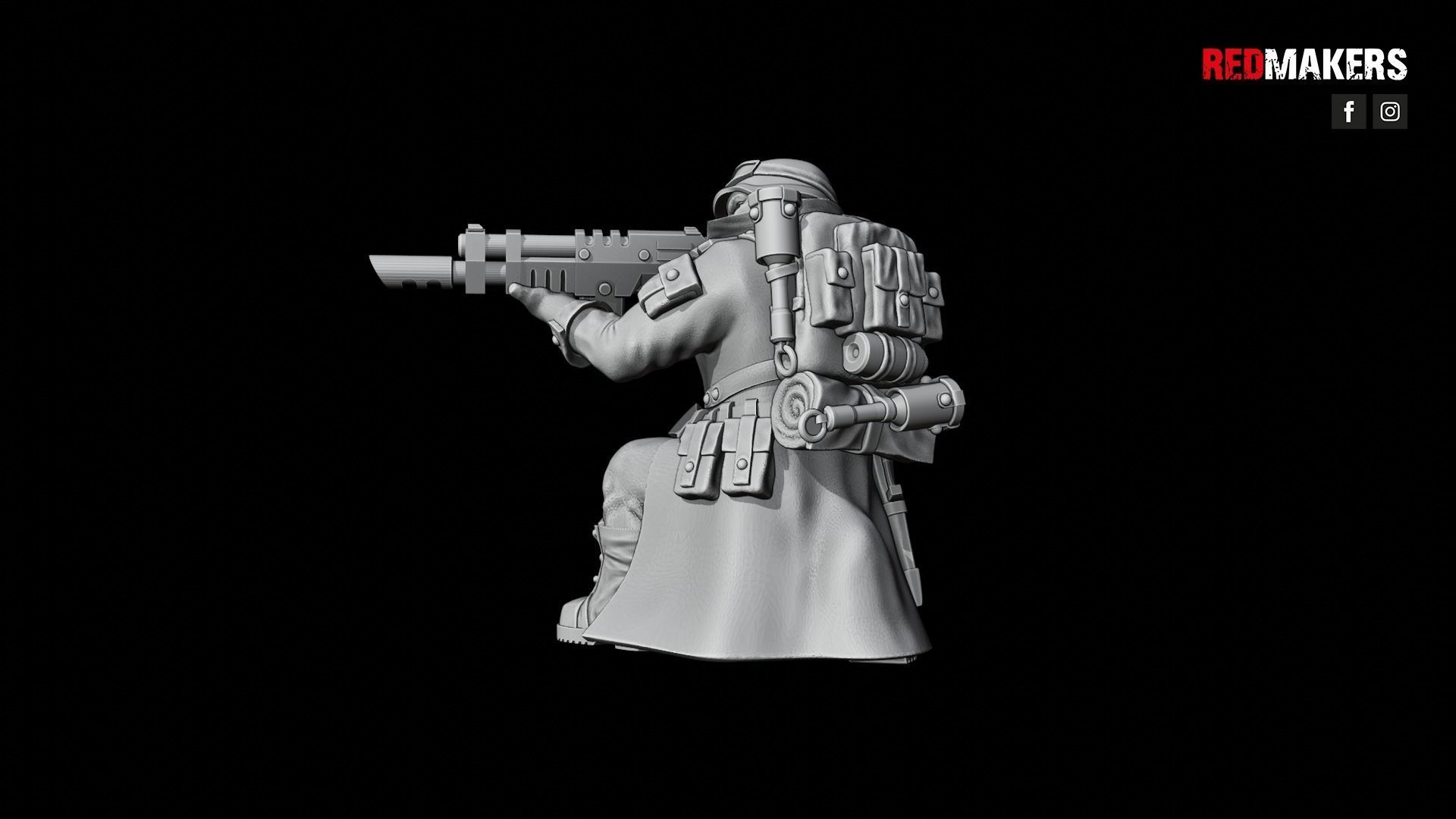 Steel Guard - Squad of the Imperial Force 3D print model_48